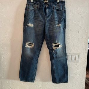 Madewell Boyjean Distressed - sz 30